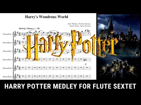 Harry Potter Medley for Flute Sextet