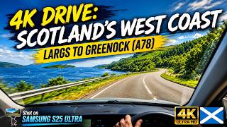 4K ASMR Drive: Largs to Greenock via A78 🏴󠁧󠁢󠁳󠁣󠁴󠁿 | Ultra HD Scenic Scotland