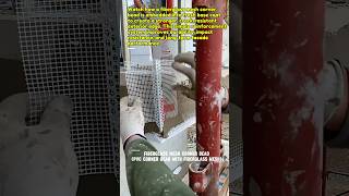 Perfect Exterior Corner Reinforcement with Fiberglass Mesh #construction #stucco #usa