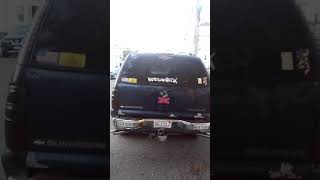 5.3 Chevy Suburban straight pipes with cherry bombs