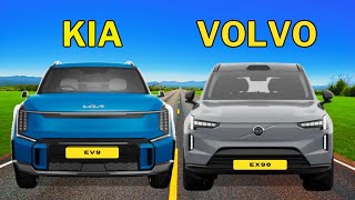 KIA EV9 AWD vs. Volvo EX90 Twin Motor (2024) | Which specs are better?