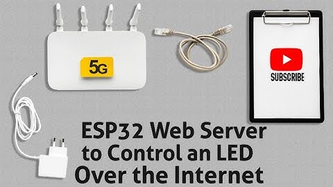 ESP32 Web Server to Control an LED Over LAN | IoT Project Tutorial