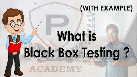 What is Black Box Testing | Black Box Testing | Black Box Testing Example | Software Testing