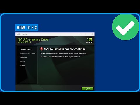 How To Fix Nvidia Driver Windows Not Compatible & Installation Failed (2025)