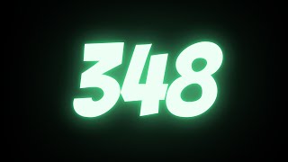 [3:48] 348 Seconds Countdown with Every Second Beeps | 348s Time Alarm Loud Noise When Ends 1080p