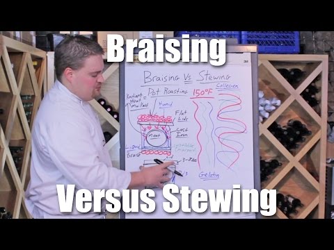 Video: Perbezaan Antara Braising Dan Stewing
