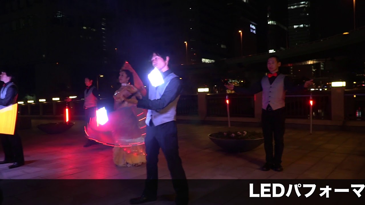 Ledジャグリングパフォーマー 団体ジャグリング Ledベリーダンス 動画編集 大阪 Youtube活用ホームページ制作 ものまね派遣 マジシャン派遣 イベント企画はアユートへお任せ Youtube