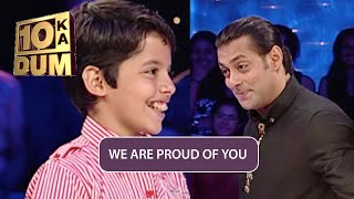 Salman के Show पर आए 'Taare zameen Par' के तारे | Dus Ka Dum | Compilation