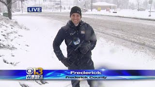 (Fred)Rick Ritter Is In Snowy Frederick, Maryland This Morning
