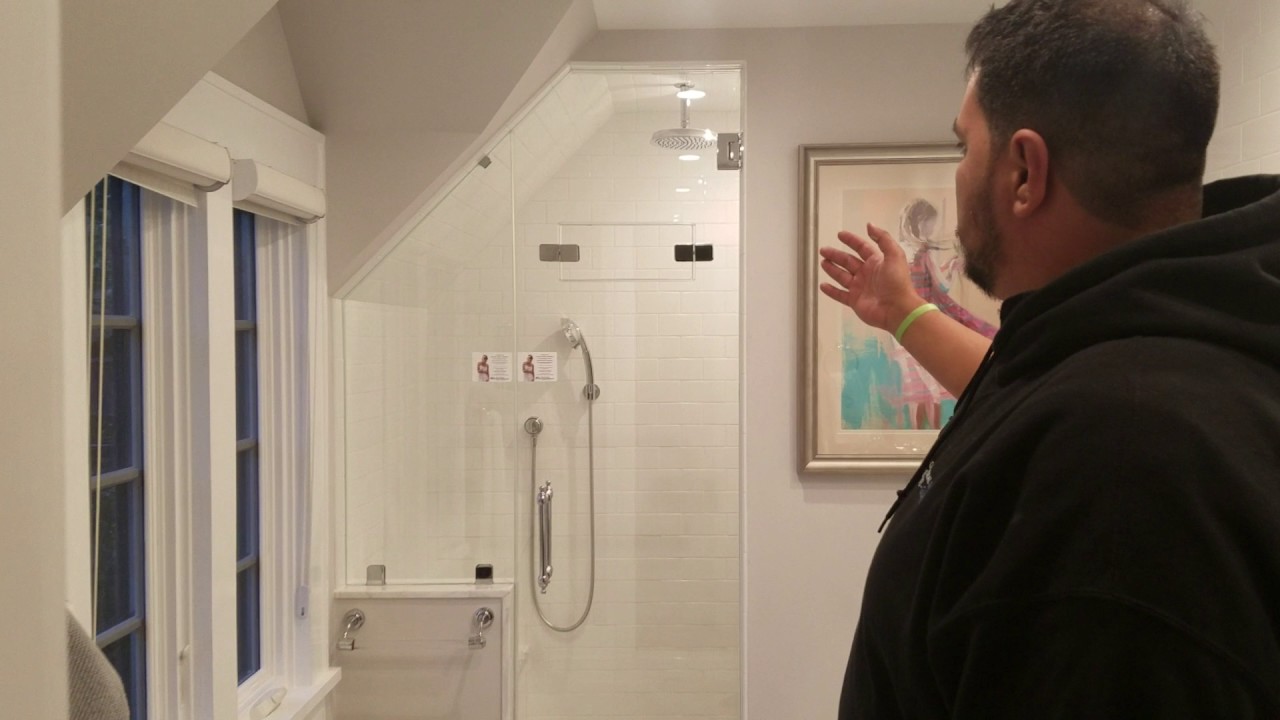 Frameless shower in Westfield NJ by Exceptional Glass of New Jersey