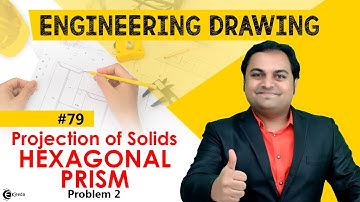 Hexagonal Prism Problem No.2 - Section of Solids - Engineering Graphics