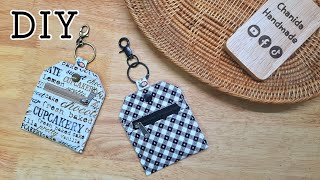 EP247 : DIY Mini Wallet Keychain | Easy Sewing Tutorial