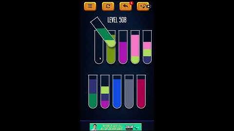 Water Sort Puzzle - Color Liquid Sorting Game Level 508 Solution