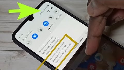 Samsung Galaxy M30s M30 : How to Display Data Usage / Network Speed on the Status Bar
