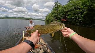 Smallmouth Bass Slayday at Lake Eaton. Big Fish Caught!