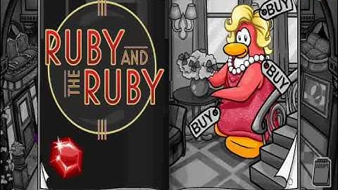 Club Penguin Cheats: Ruby and the Ruby Costume Trunk Catalog 09 Hidden Item Secrets!