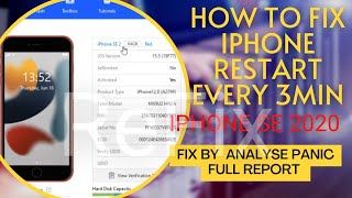 How to fix iPhone SE 2 Restart every 3 minutes| idevice Panic Log analyser |Panic Log Mic1 Error