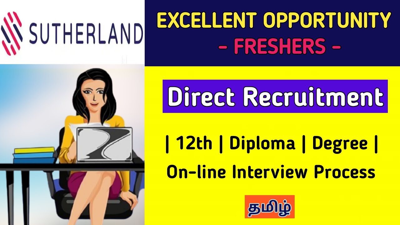 Sutherland jobs in Chennai 2021 | Job vacancy in Chennai | Job openings in Tamilnadu 