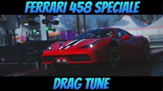 In today's video, i will be showing you my ferrari 458 speciale drag
tune forza horizon 4! this is a pretty good car, it traps 177 for me,
but spee...