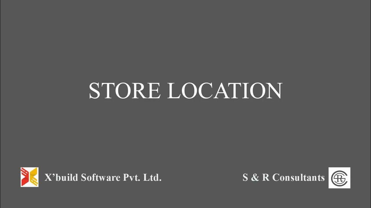 STORE LOCATION S&R CONSULTANTS YouTube