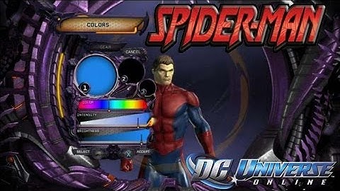 DC Universe Online - Spider-Man Creation tutorial
