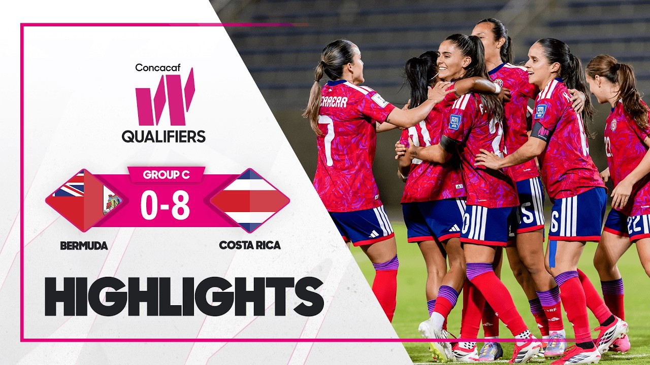 Bermuda vs Costa Rica | 2025/26 Concacaf W Qualifiers