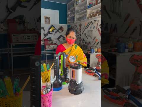 Battery Torch Light Repair #electrical #shorts #video