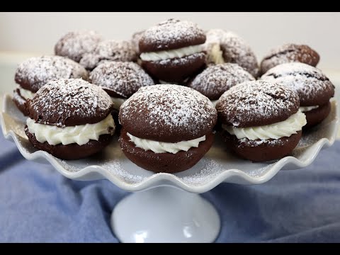 Video: Ako Si Vyrobiť Whoopi Cookies Plnené čokoládou