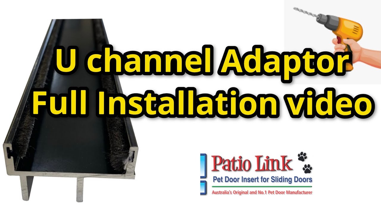 Adaptor (U Channel) Installation Video YouTube