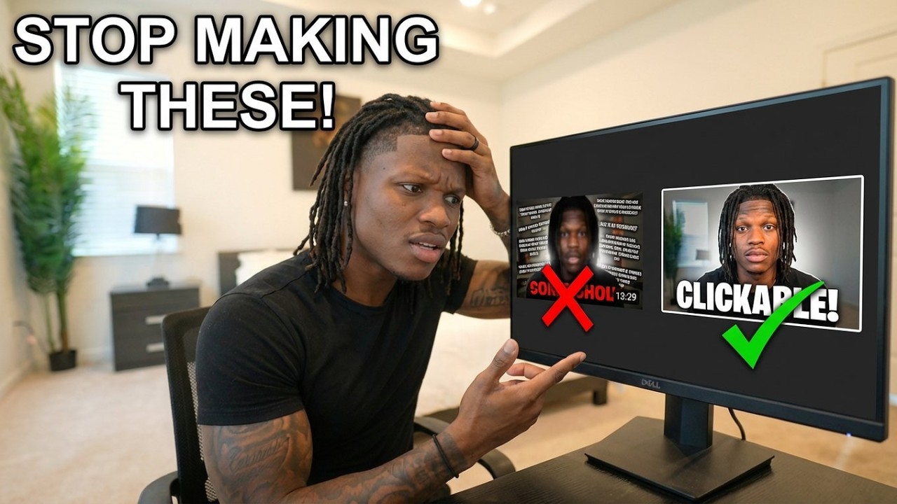 if you suck at youtube thumbnails..watch this