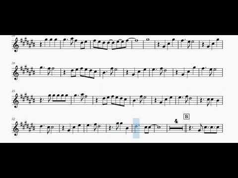 [Music Sheet] Kuroneko-Dreamer (パリピ孔明) / Alto Sax.