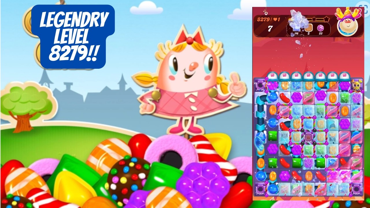 Candy Crush Saga Level 8279 | No Boosters - YouTube