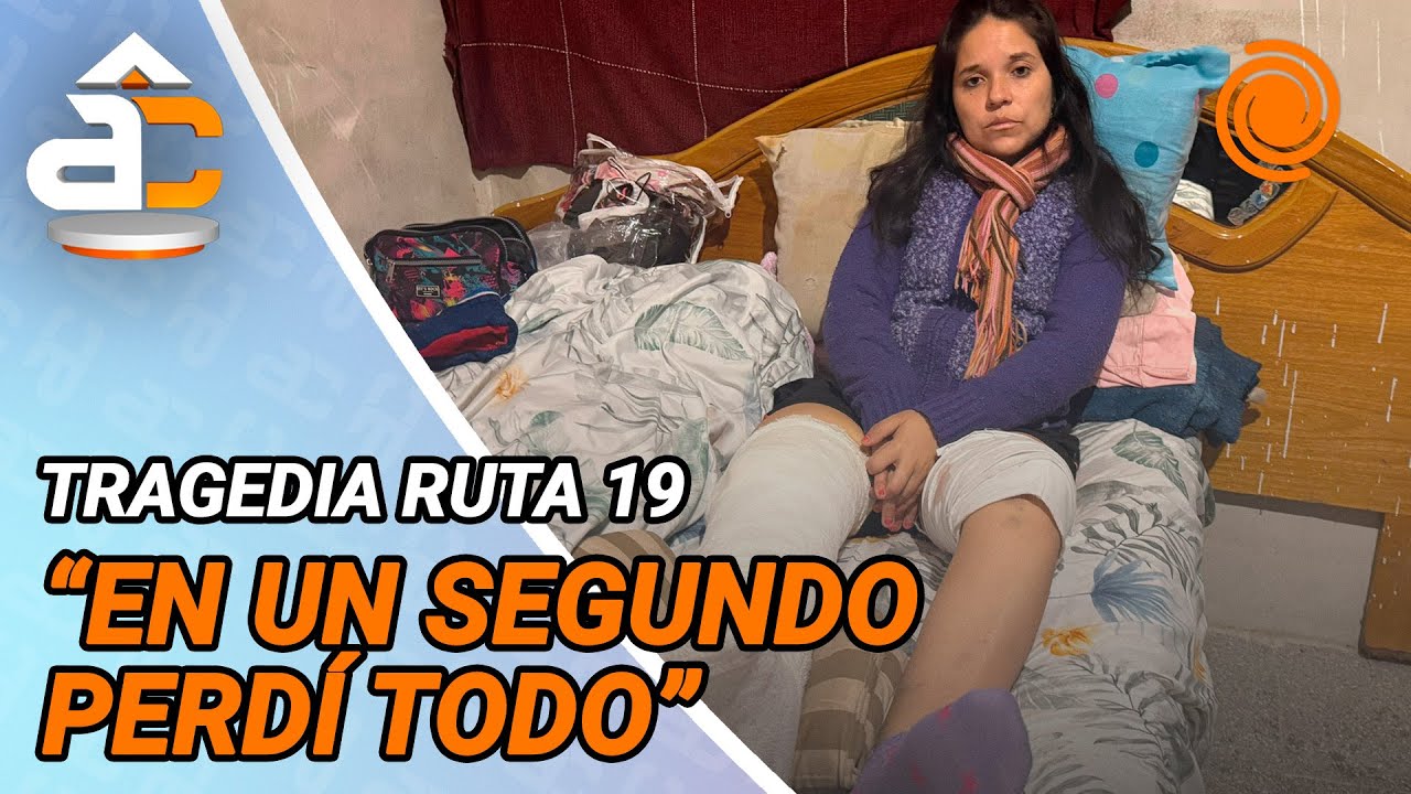Tragedia en la ruta 19: dramático relato de la sobreviviente que perdió a su marido y sus tres hijos
