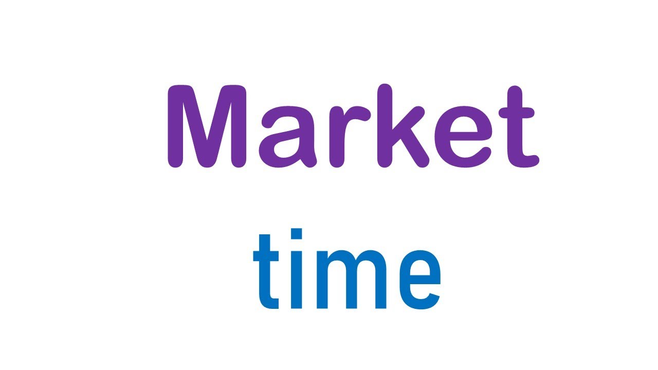 Market time YouTube