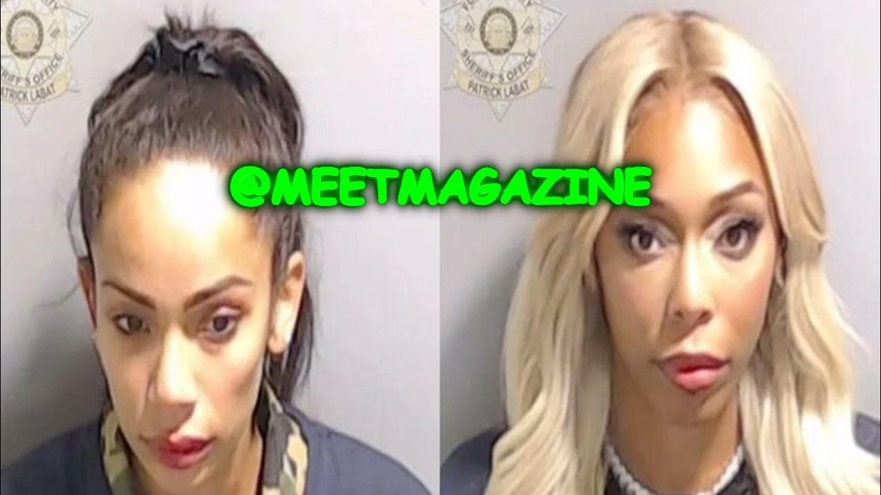 Erica Mena and Bambi ARRESTED! FIGHT at club! MUGSHOTS! LHHATL 
