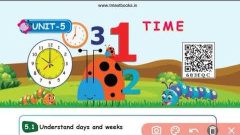 4th std Maths - Term 1 - Unit 5 - Time