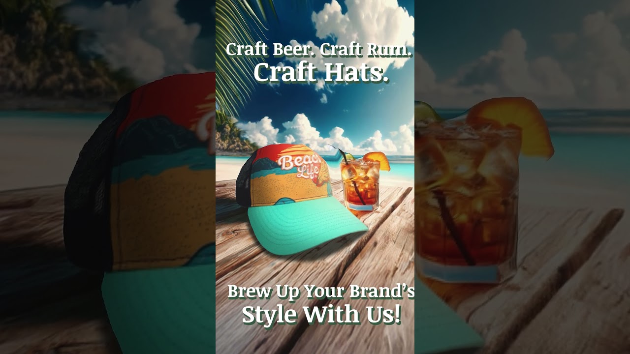 National Rum Day 🍹 Custom Brewery Hats with Style