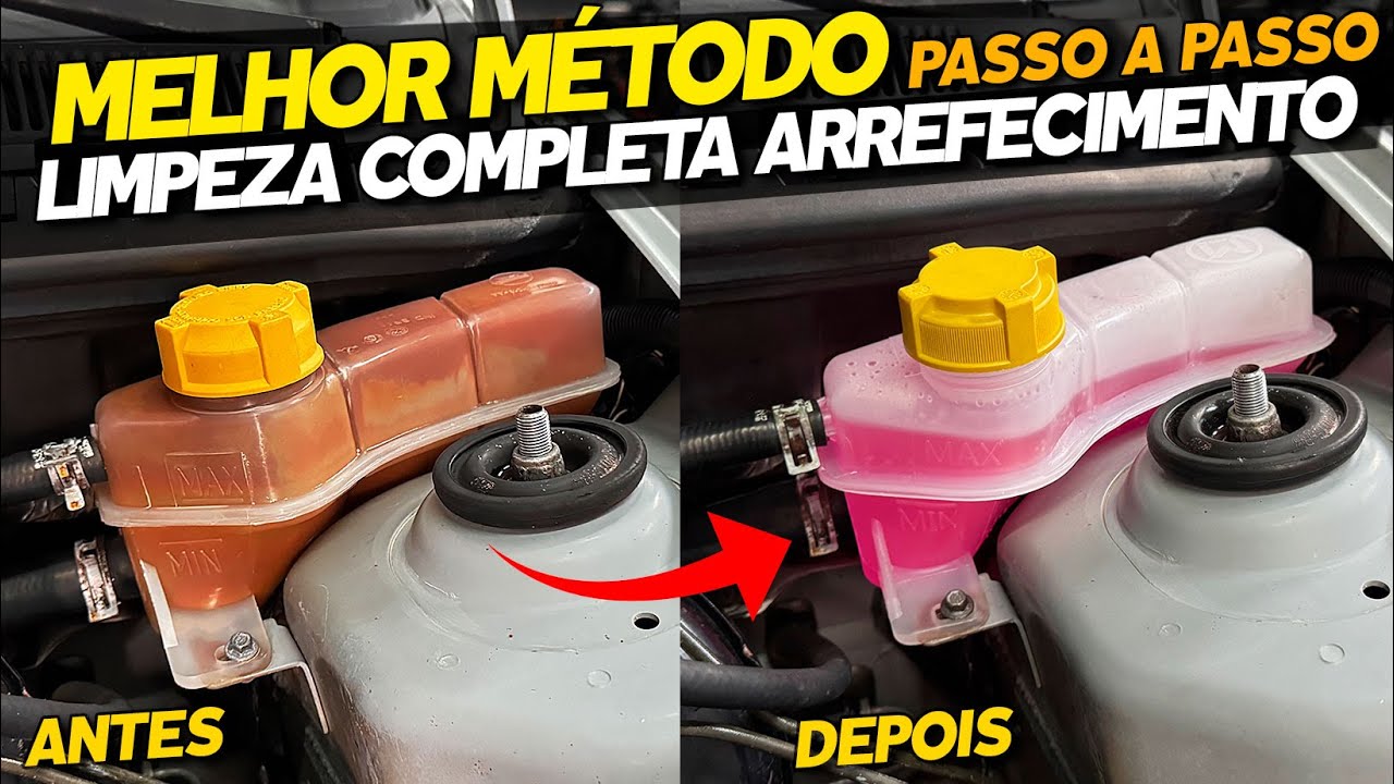 COMO LIMPAR SISTEMA DE ARREFECIMENTO EM CASA Melhor produto limpar Radiador com Ferrugem muito sujo