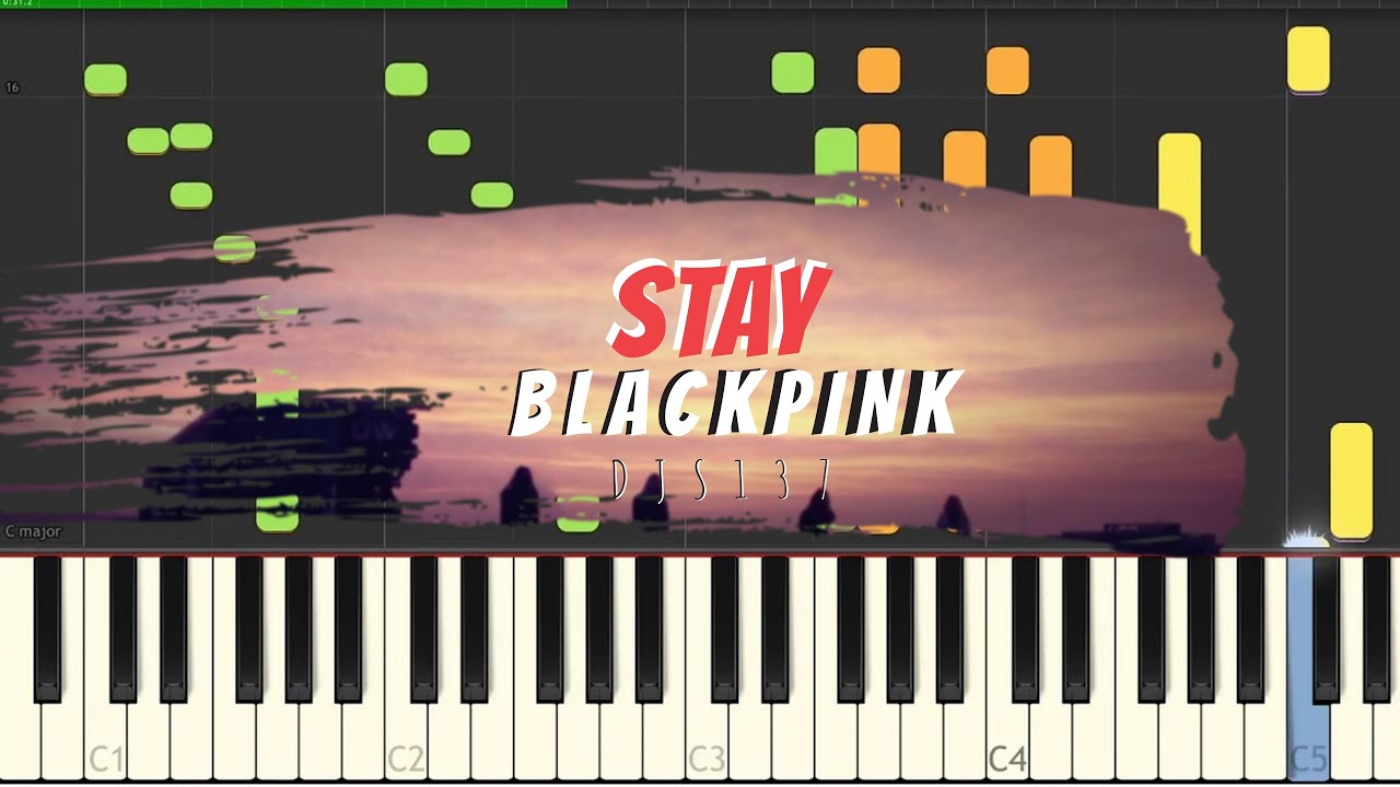 Stay на пианино. Песня stay кавер на пианино. Stay easy