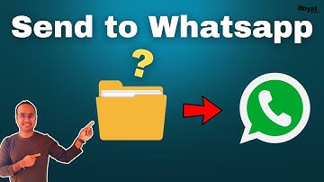 📁 How To Send a Folder Through WhatsApp 📱