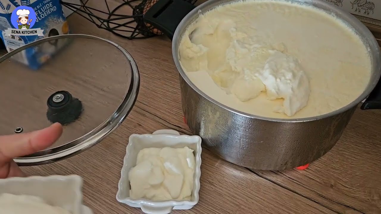 🐮RECETTE DU YAOURT MAISON TRÈS FERME ET ONCTUEUX🥛SANS YAOURTIÈRE ET SANS FOUR👩🏻‍🍳