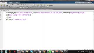 How to Answer Matlab Assignment: #11 Group 4