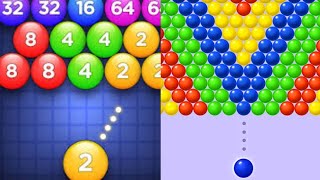 NUMBER BUBBLE SHOOTER VS BUBBLE SHOOTER POP Gameplay screenshot 4