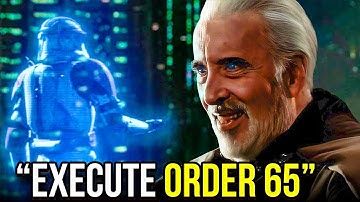 What if Count Dooku EXECUTED ORDER 65
