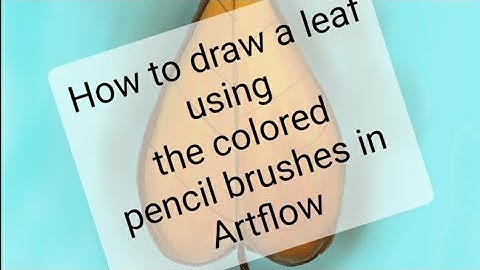 Colored pencil technique  in Artflow