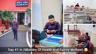 My 1st Day Of Joining🔥 In Ministry Of Health | SSC Chsl | Vaibhav Tripathi (Air-148)