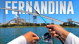 FLOUNDER FISHING - Industrial DOWNTOWN Fernandina, FL - LIMIT!