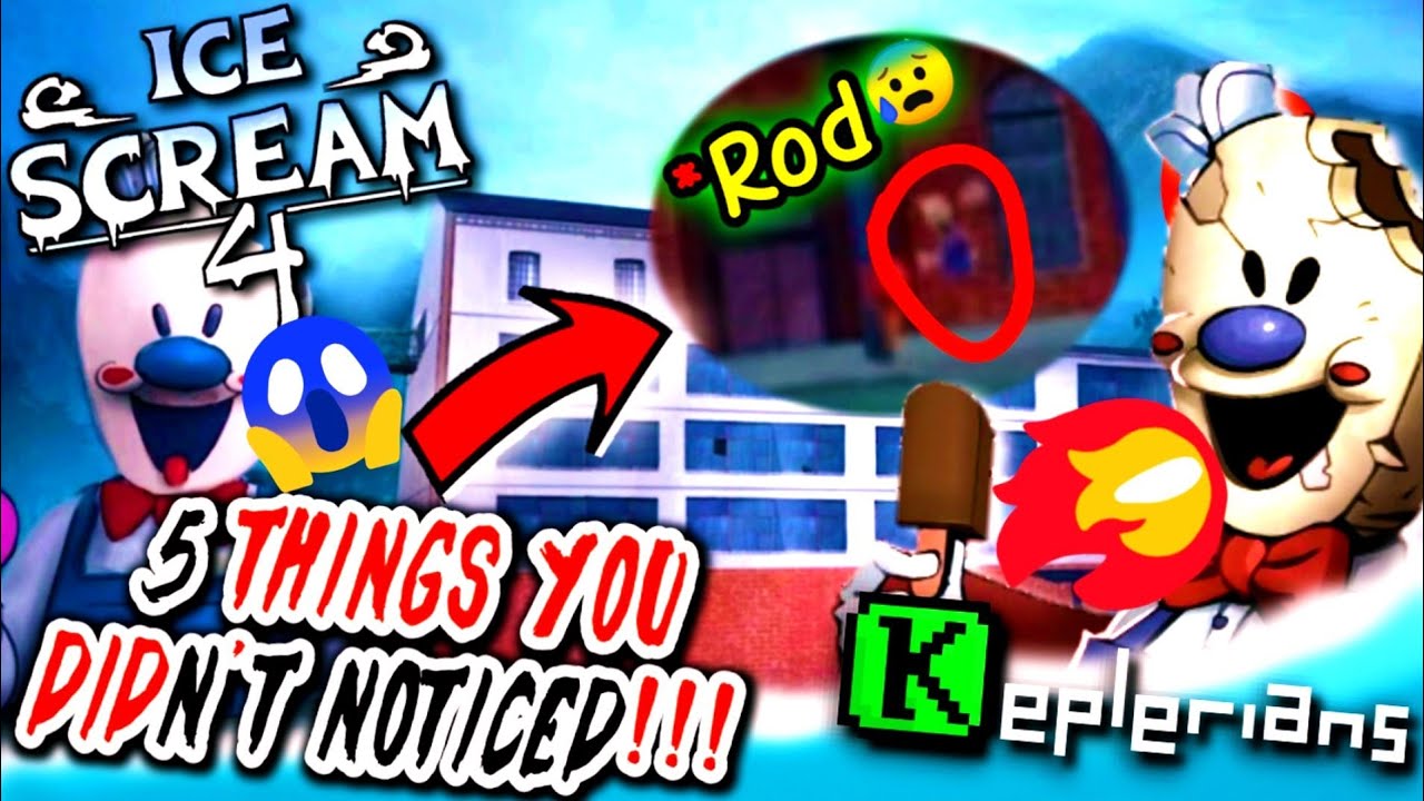 5 Secret Things You Didn't Noticed In The New Leak Of Rod's Factory!!!😍😱 - ICE SCREAM 4 | Keplerians