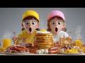 Toddler's Favorite Meal | One Two Three | With Slide | Tv katakit bibi |20| #kindergartensong