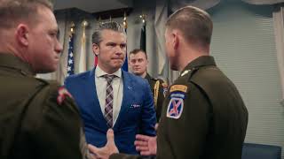 Future Mexican Border Defense Medal Recipients meet at the Pentagon